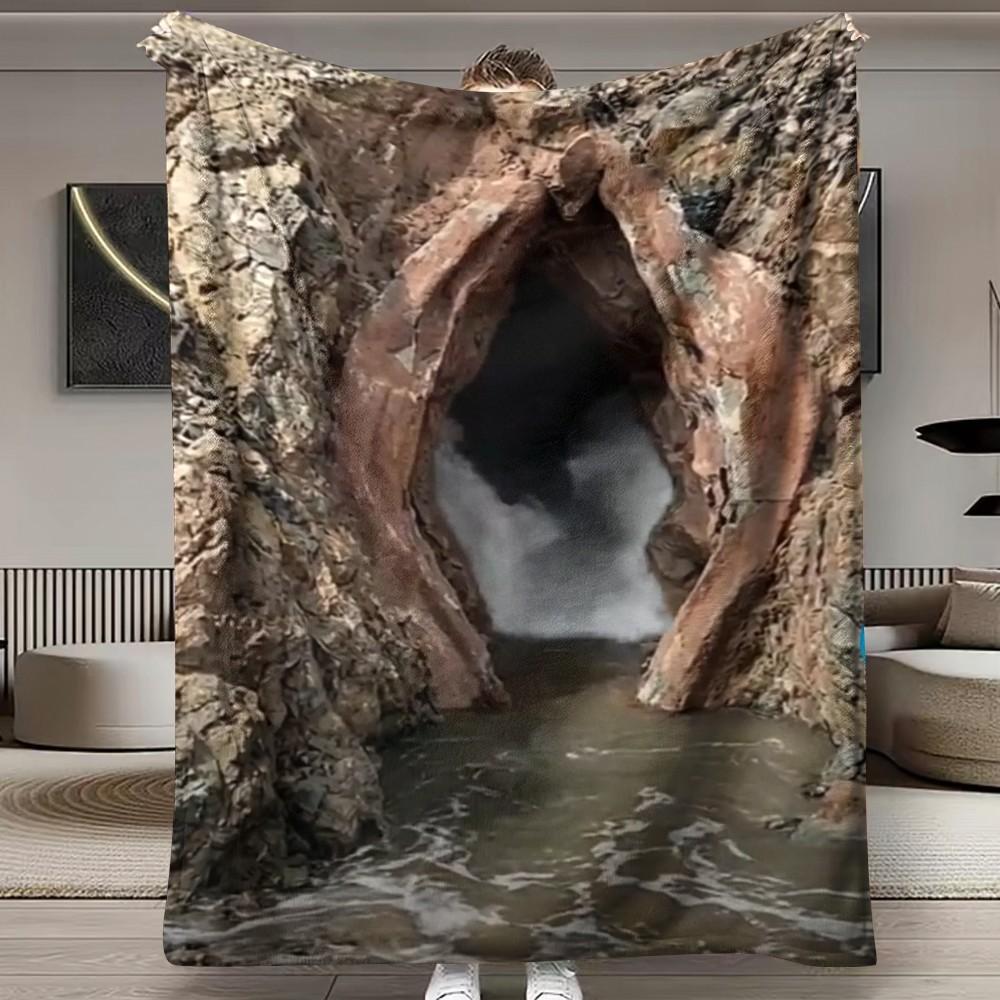 Funny Pattern Print Blanket, Flannel Series Bedding, Dormitory Blanket, Nap Blanket, Car Blanket, Office Blanket, Air Conditioning Blanket