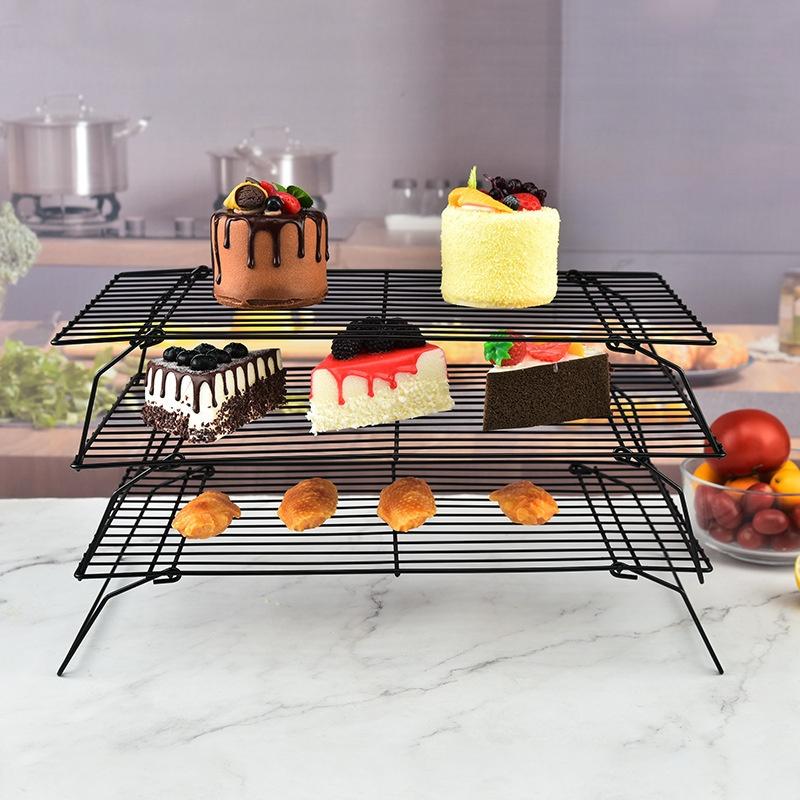 2 Pack/4 Pack Cooling Rack, Foldable Stackable Baking Cooling Rack, Kitchen Tool, Kitchen Gadget, Kitchen Accessories