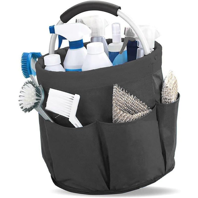 Foldable Multi-Functional Handheld Storage Basket, Outdoor Picnic Camping Tool Bucket, Waterproof Oxford Fabric Organizer