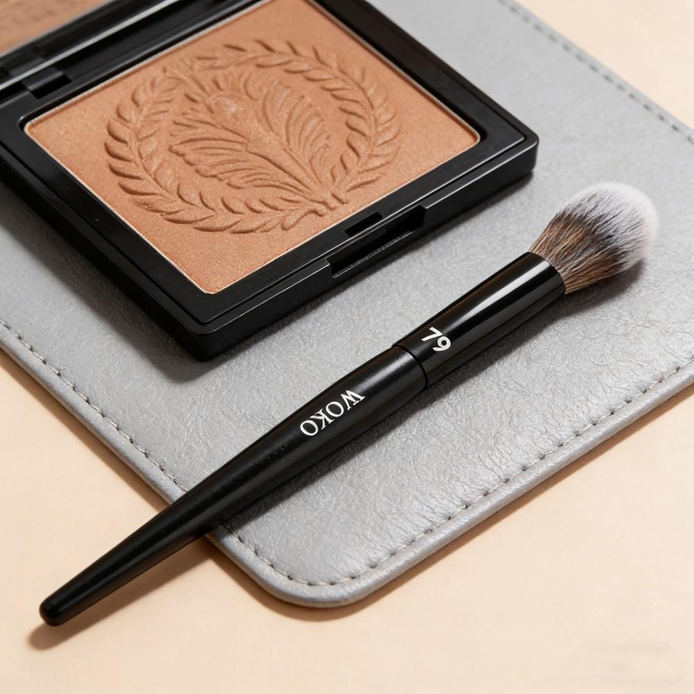 Pro79# Contour Brush, Face Contour Setting Powder, Sculpting Brush, High Quality Tapered Highlighter, Contour Powder Makeup Tool