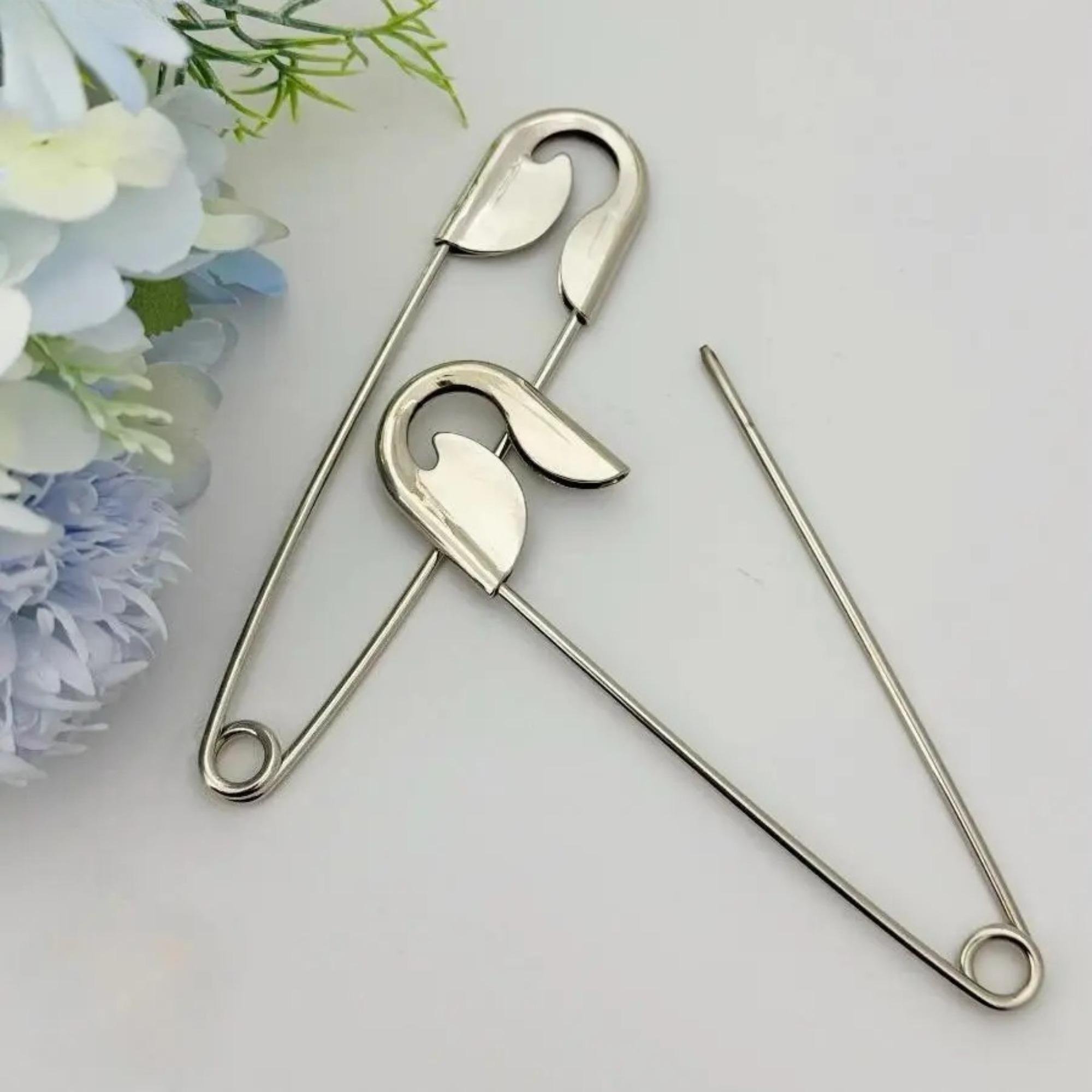 Monarch Mega Safety Hairpin Strong Hold Non-Slip Clip for Thick & Thin Hair Lightweight Durable Styling Pin Secure Updos Buns Ponytails Comfortable All-Day Wear Accessory