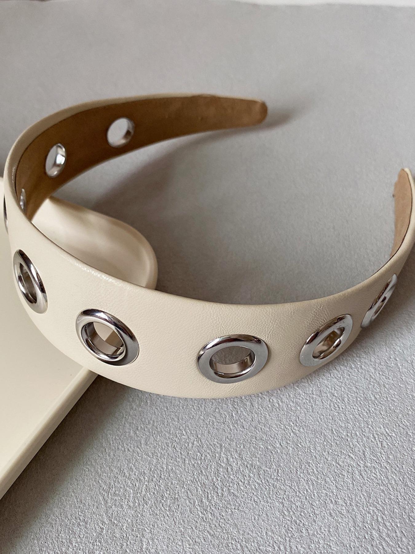 Trendy Wide Elastic Hairband, Non-Slip Design for Daily Use, Y2K Punk Style Headbands, Perfect for Photoshoots & Streetwear