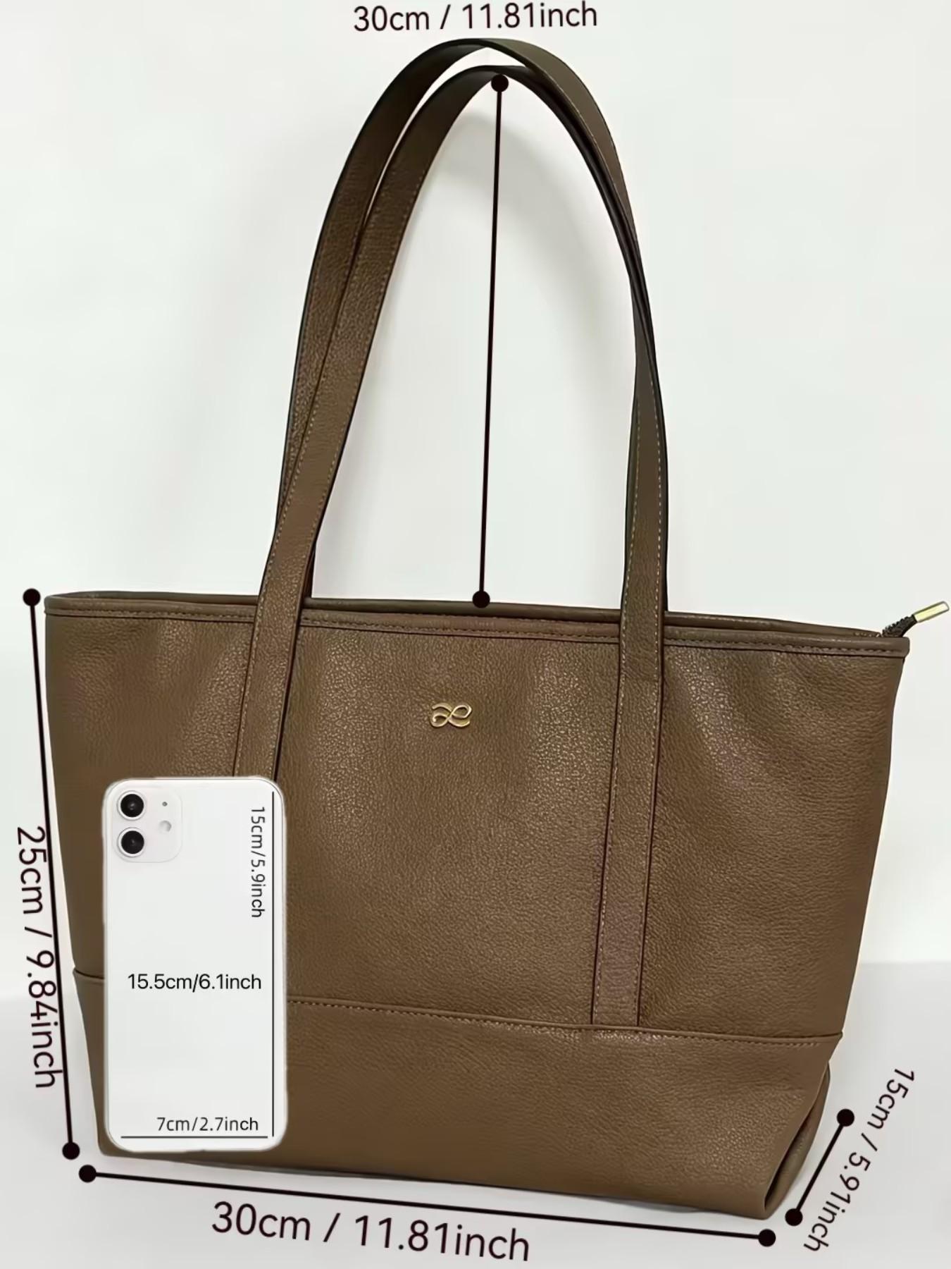 House of Littlebunny Corporate Daily Tote Bag, Sophisticated Leather Design, Organizational Compartments, Ideal for Career Women