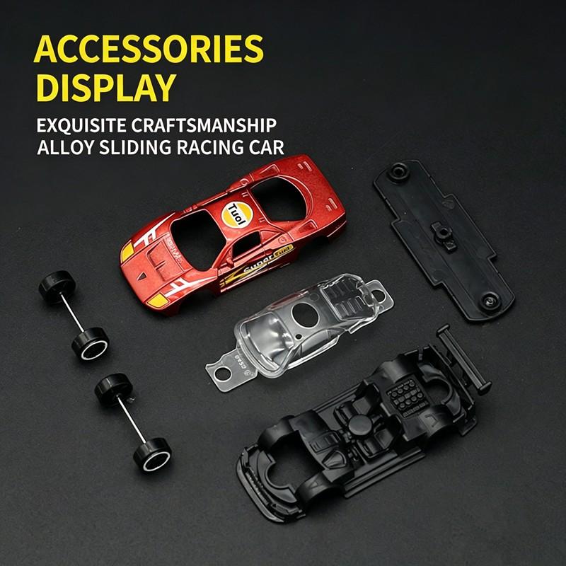 6-Piece Alloy Race Car Toy Set, Collectible Model 1:64 Scale, Rally Simulation, Vibrant Mini Metal Cars, Perfect for Party Gifts