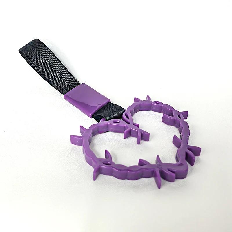 JDM Racing New Handle Hand Strap Heart Ring Styling Drift Charm Strap Drift Auto Accessories Car Strap Front and Rear Bumper Dec Automotive Decoration Automotive Decorative Accessories Aesthetic Car Accessory