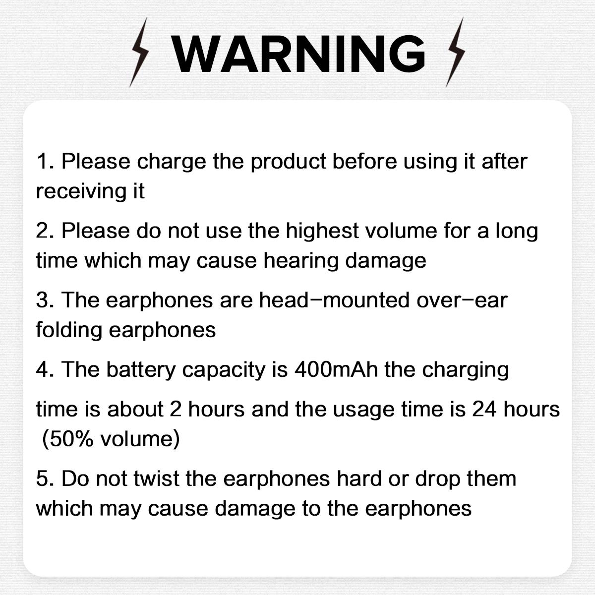 Foldable Wireless Headphones, Immersive Stereo Sound, Bass Boost, Four Color Options, Lightweight Comfort Fit, Long Battery Life