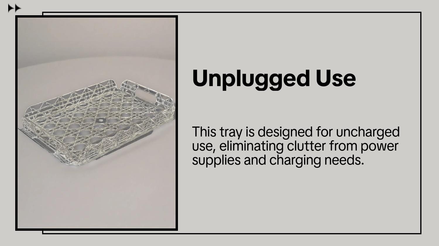 Luxury Rattan Pattern Tea Tray, High-End 2026 New Model, Rectangular Tray for Home, Living Room, Coffee Table, Beauty Accessories