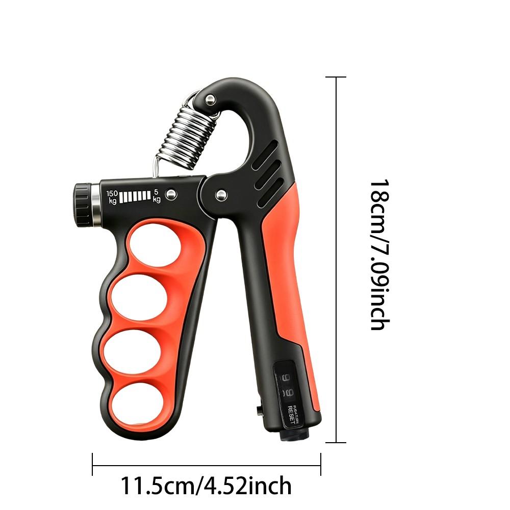 Adjustable Resistance Hand Gripper, Mechanical Counter Grip Strength Trainer, Wrist Extender for Gym Workout, 11.02-220.46 Lbs