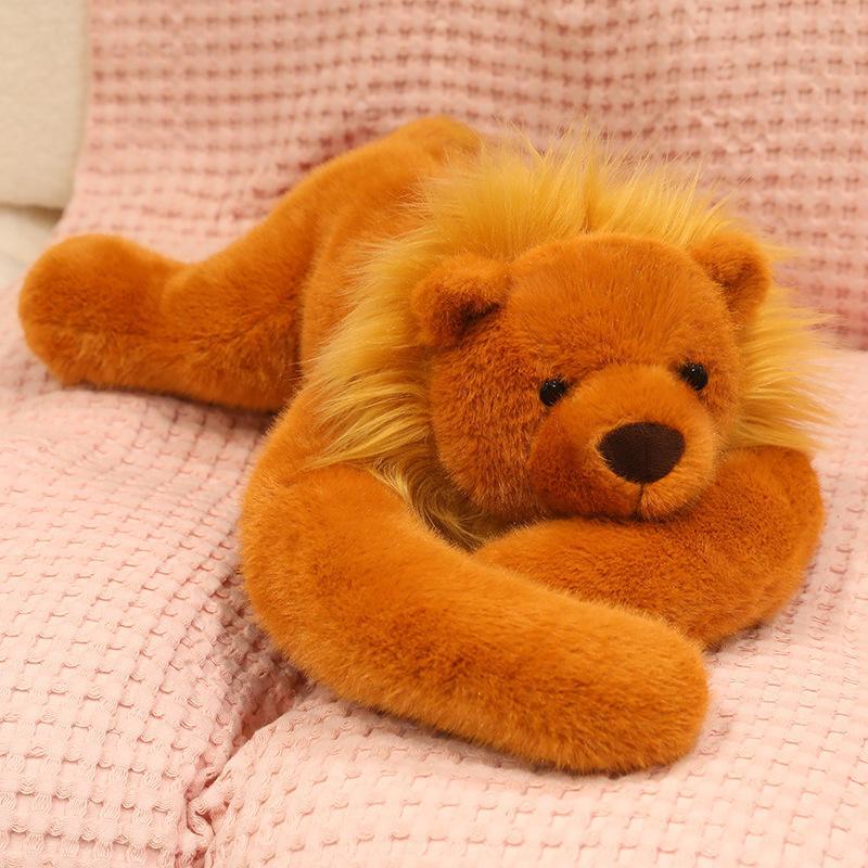 50/60cm Long Arm Stuffed Animal sleeping Weighted Soft Plush Pillow Raccoon lion Panda Sloth Pig Elephan Gift for Boys and Girls