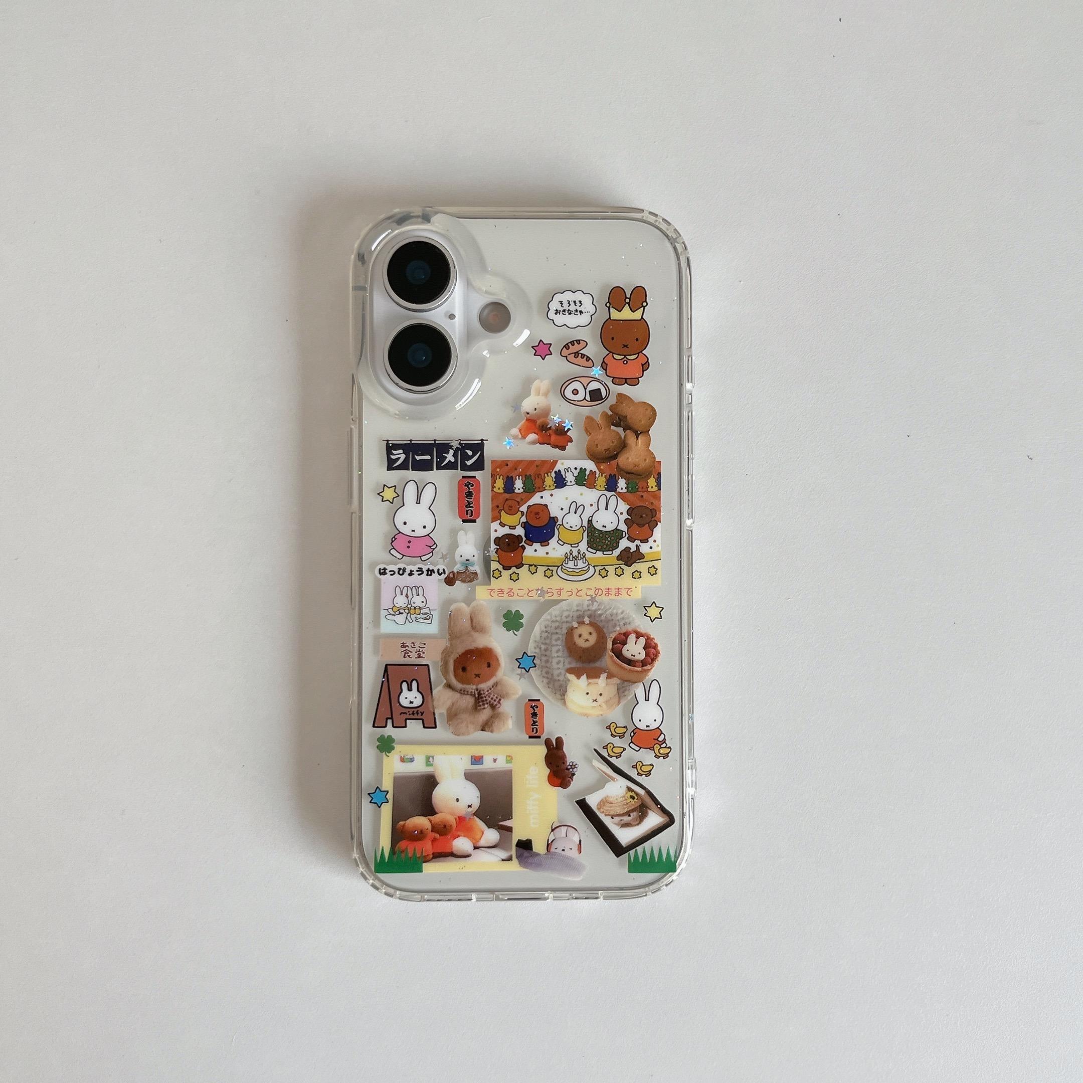 Miffy Rabbit Apple iPhone Case, Casing, Compatible with iPhone 17 Pro Max, 16 Pro Max, 15 Pro Max, 14 Pro, Creative, Fashionable & Protective Phone Cover