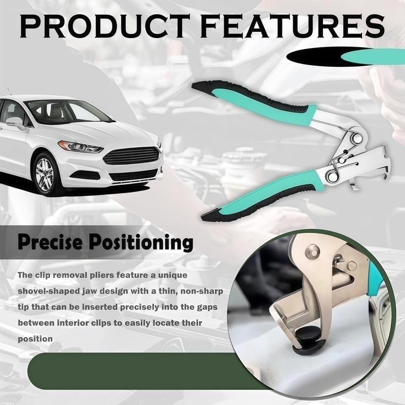 Upgrade Version Car Clip Removal Tool, Multi-Function Snap Clamp, Interior Door Panel Navigation Control Console Fastener Screwdriver, Car Repair Tools