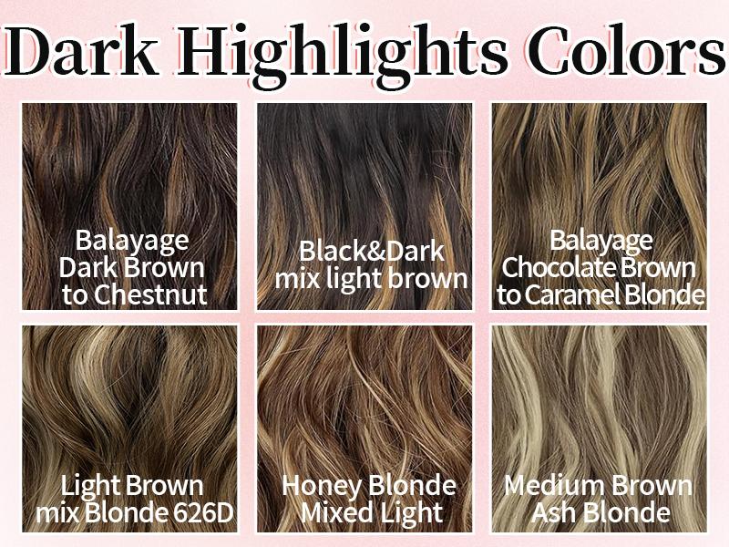 [ KooKaStyle ] Clip- in Synthetic Hair Extensions Long Wavy 4PCS Thick Hairpieces  Double Weft Natural Hair Extensions for Women