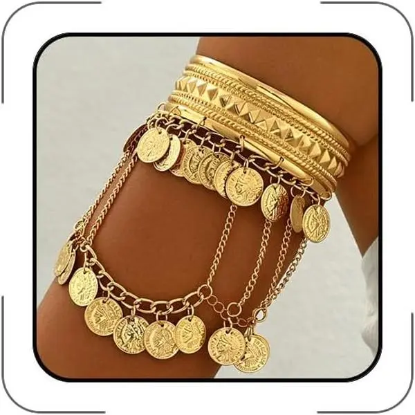 Arm Cuff  for Women  Pirate Arm Cuffs Bracelet Adjustable Minimalist Armband Upper Arms Cuff Bangle Bracelets Summer Pirate Outfits Accessories