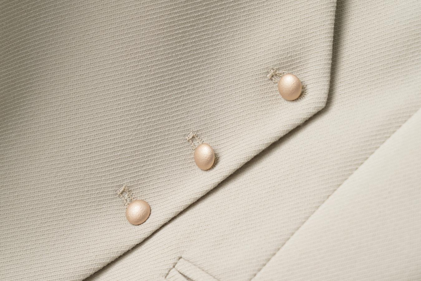 Women's Solid V Neck Blazer Vest, Fashion Casual Button Outerwear for Daily Outdoor Wear, Women Clothing for Spring Fall