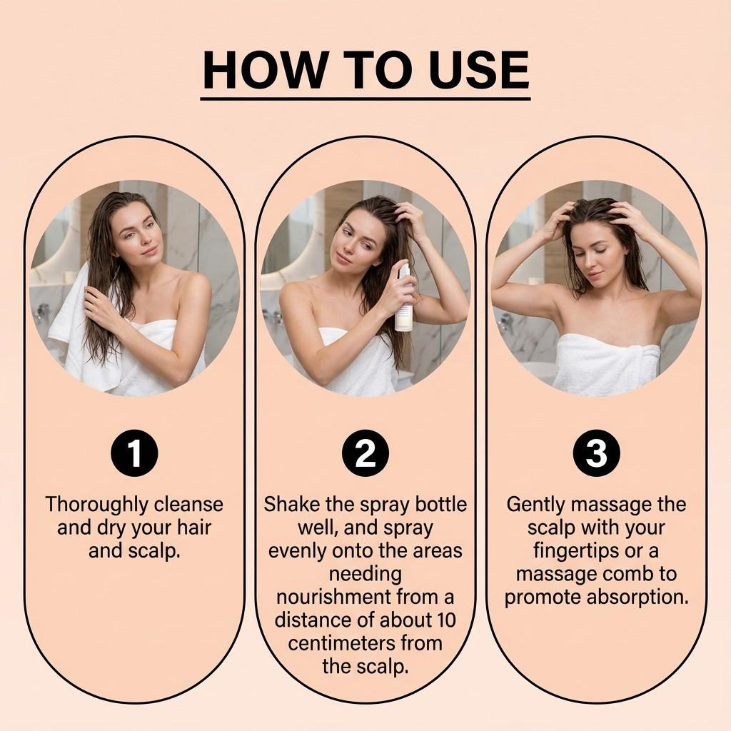 1 Piece/2 Pieces/3 Pieces No Rinse Hair Spray, Lightweight Volumizing Hair Mist, Refreshing Non-Sticky Formula, Portable Hair Care Spray