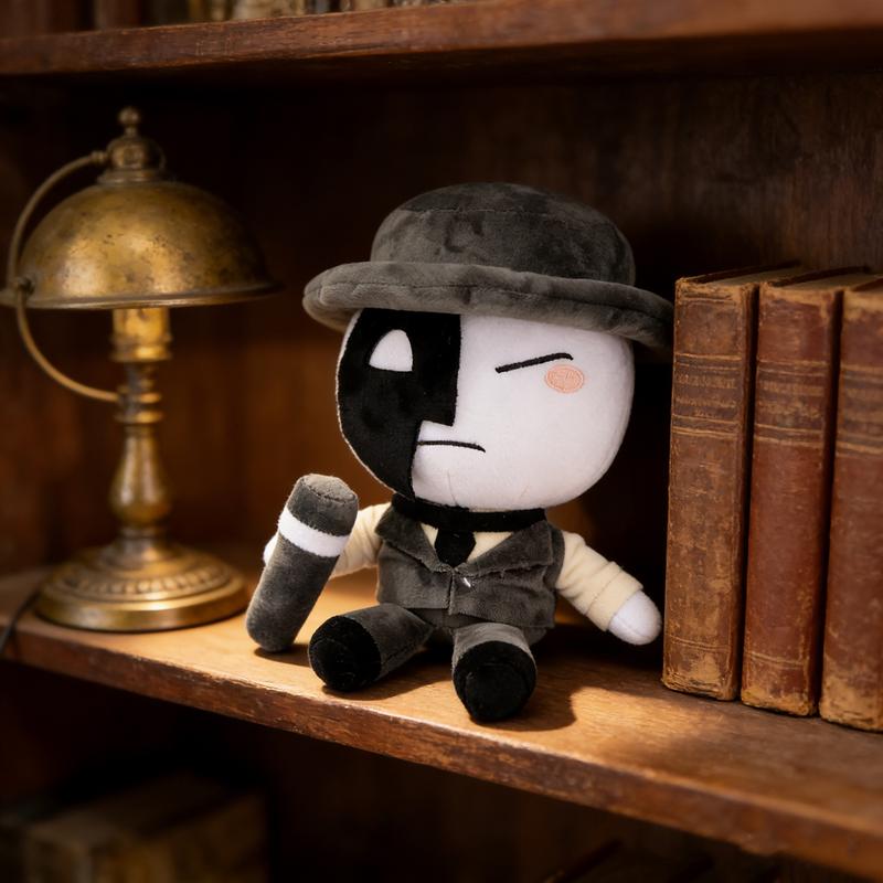 "Die of Death" Artful Detective Roblox Game Character Plush Toy - Fully Stuffed Soft Touch Doll, Ideal for Bedroom/Study/Living Room Decoration, Premium Collectible for Anime Enthusiasts, Soft Cuddly Gift, Perfect Gift for Boyfriends & Kids