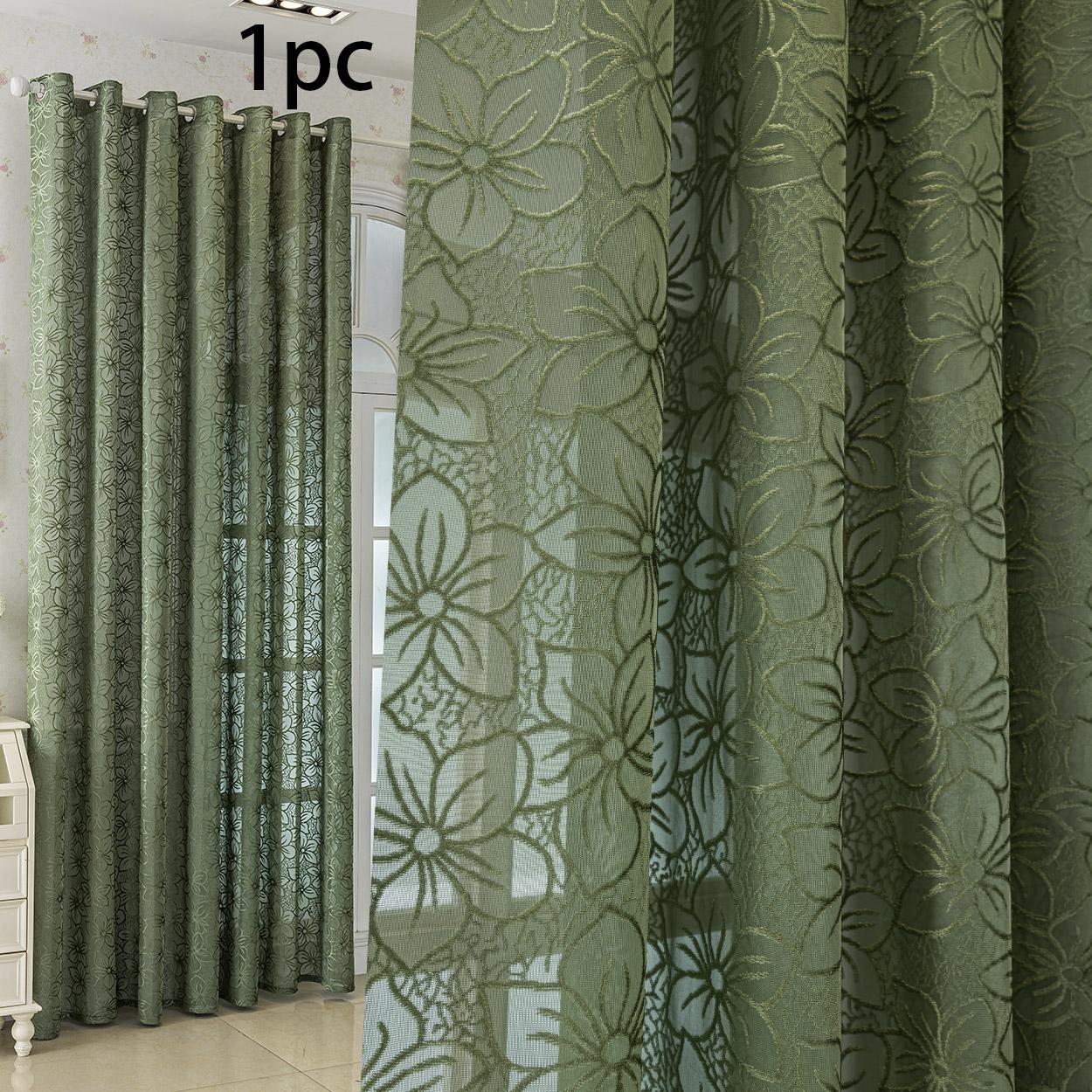 Geometric Pattern Curtain, 1 Panel Modern Simple Window Curtain, Home Decorative Curtain, Home Decoration Curtain, Home Textile for Living Room, Balcony, Bedroom or Restaurant