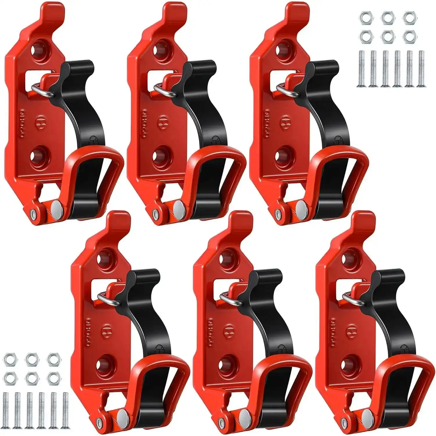 Shovel Holder for Truck, Heavy Duty Shovel Mounts for Roof Rack, Quick Release Axe Holder Mount Kit, Metal and Rubber Car Accessories/ Garage Storage/ Truck/ Wall Mounting Brackets