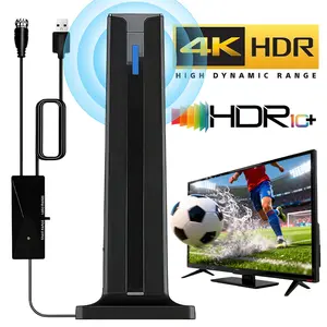 New 2026 Digital TV Antenna Indoor, 4K/1080P HD Local Channels, Long Range Signal Booster,Smart IC Strong Signal,No Monthly Fee, Compatible with All Smart & Older Televisions