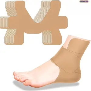 Adjustable Elastic Compression Ankle Wrap - Pre-Cut, Breathable Support for Men, Women - Running, Basketball Use for Injury Recovery, Joint Stability Protection