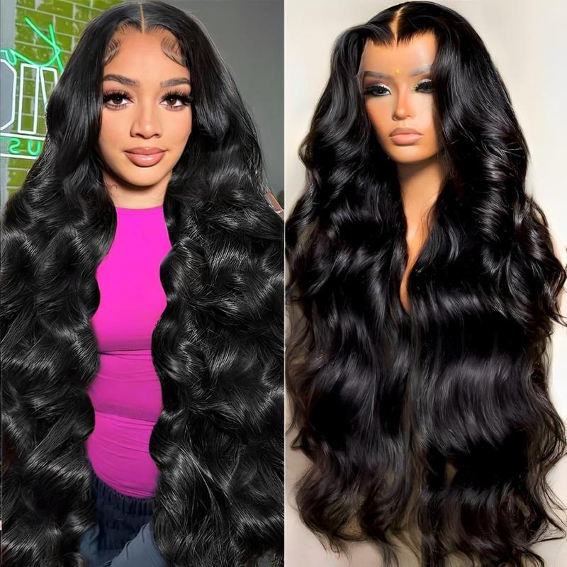 [30" = $114] 13x6 Lace Frontal Hair Wigs Human Hair 180% Density Brazilian Body Wave 13x4 Lace Front Wig For Women Wear and Go Glueless Wig Human Hair, 6x4 Pre-Plucked Pre-Cut HD Lace Ready to Wear Glueless Wigs, No Glue Lace Closure Wigs