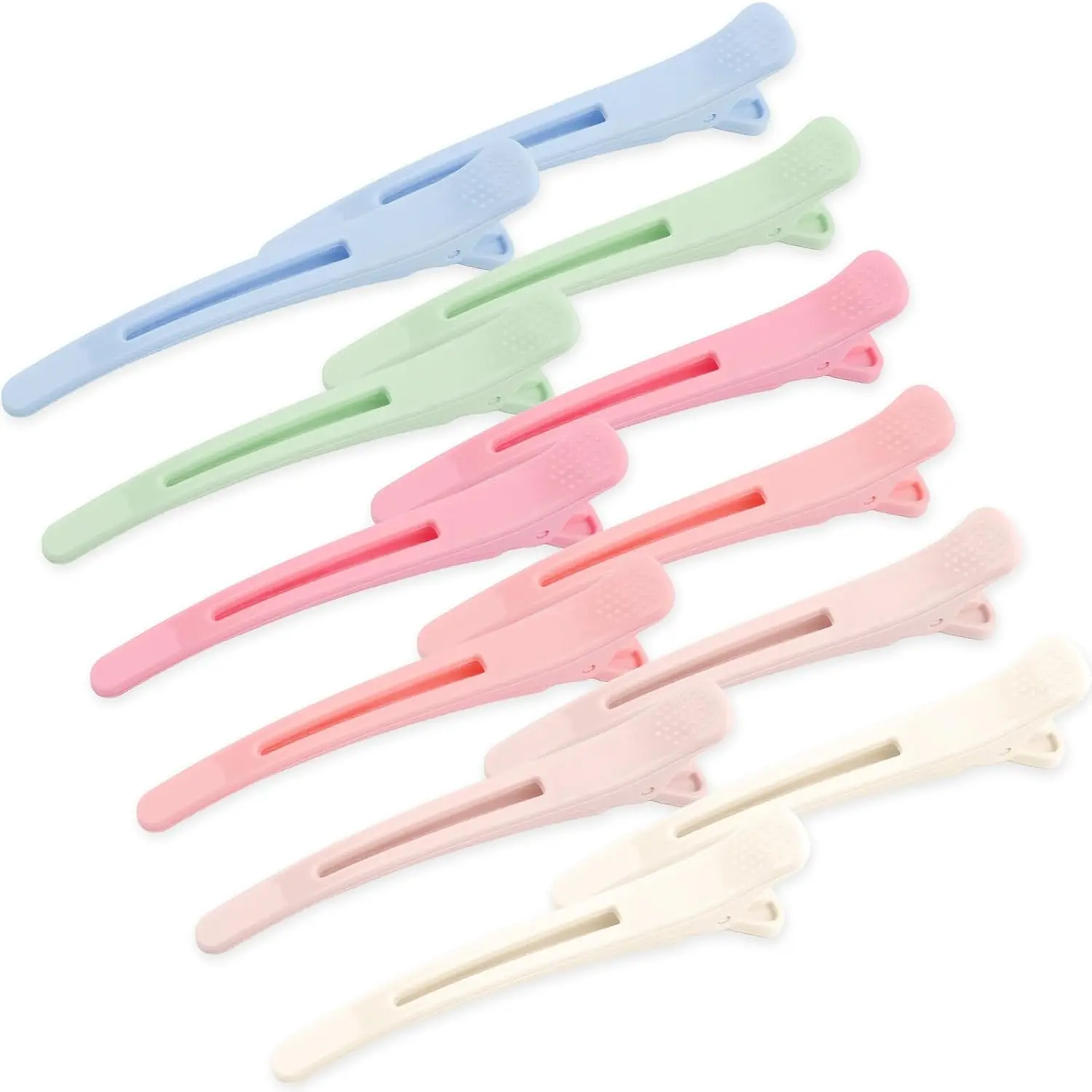 12 Pack Hair Clips for Styling Sectioning Anti-Slip No-Trace Duck Billed Hair Clips Hair Styling and Sectioning Accessories for Hairdresser, Women, Men