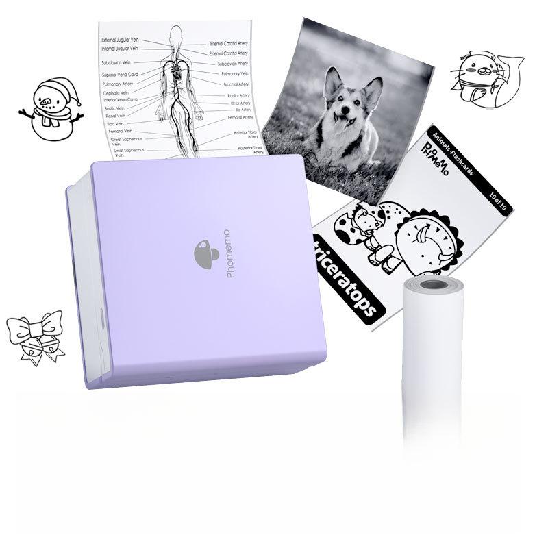 Portable Inkless Bluetooth Mini Thermal Printer for Students to Print Mistakes
