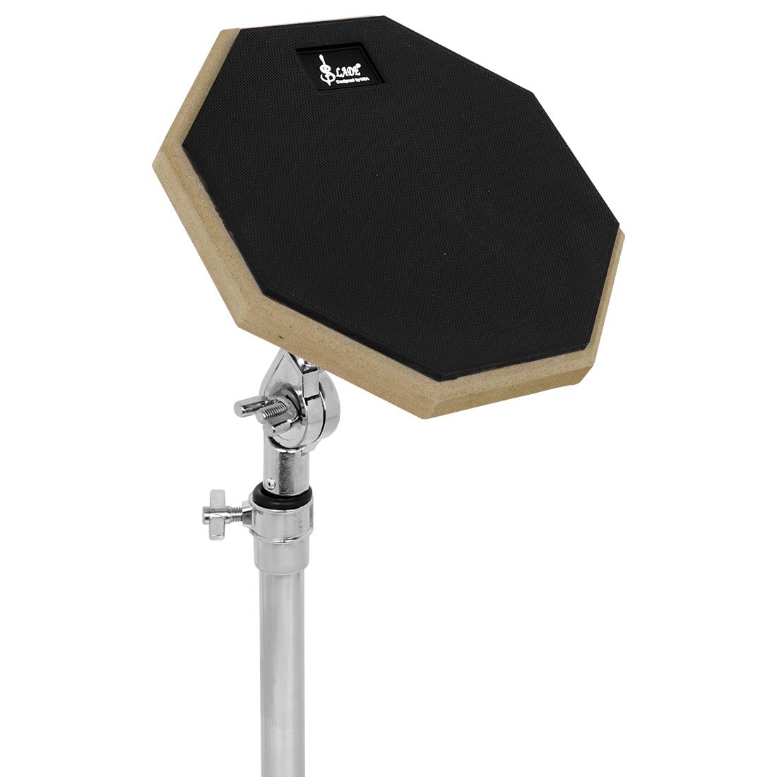 Practice Drum Pad and Drumsticks Set, 8-Inch Mute Drum Pad, Maple Wood 5a Drum Sticks Included, Ideal for Drumming Exercises