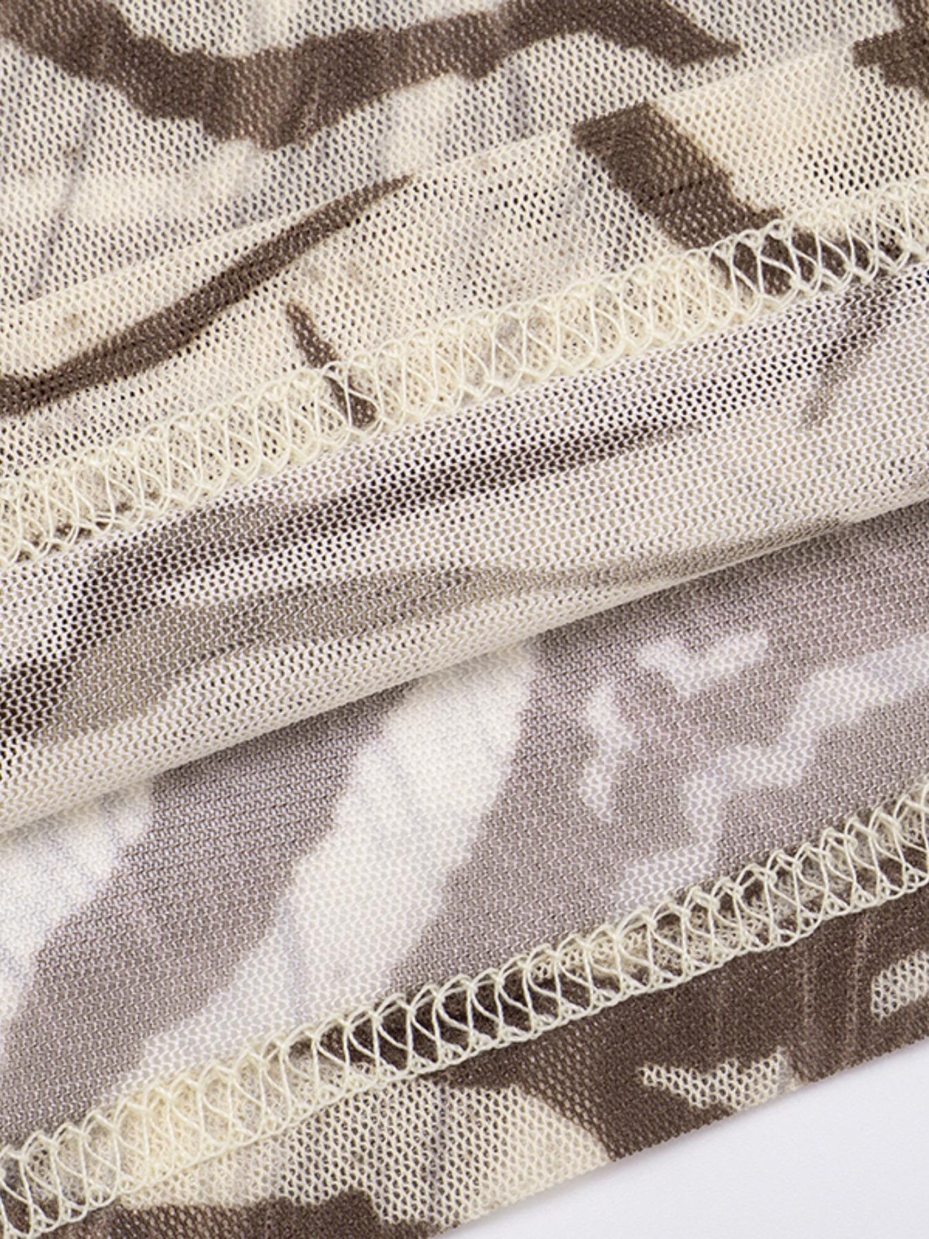 Women's Fashion Zebra Print Lightweight Loose Fit T-Shirt Top, Casual Spring & Fall Wear, Versatile Ladies' Clothing Womenswear