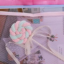 Unicorn Extra Large Toy Box Chest with Flip Lid for Kids, Collapsible Oxford Toy Storage Box with Handles Mesh Pockets, Sturdy Waterproof Toy Box for Bedroom Playroom, 37.7×12.5×15.7 Inch