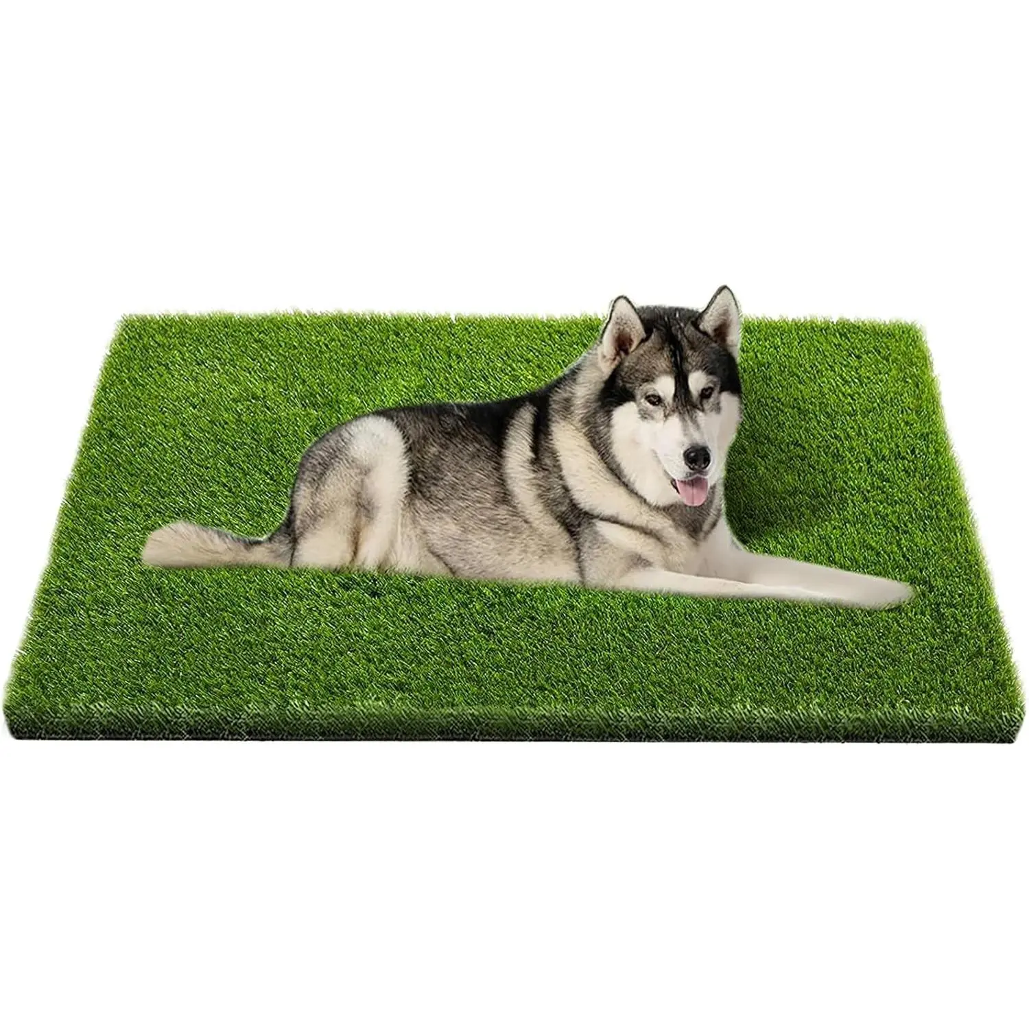 Artificial Grass, 47.3"x31.5" Professional Dog Grass Mat, Potty Training Rug and Replacement Turf Outdoor Rug Patio Lawn Decoration, Easy to Clean with Drainage Holes(47.3x31.5 inches)