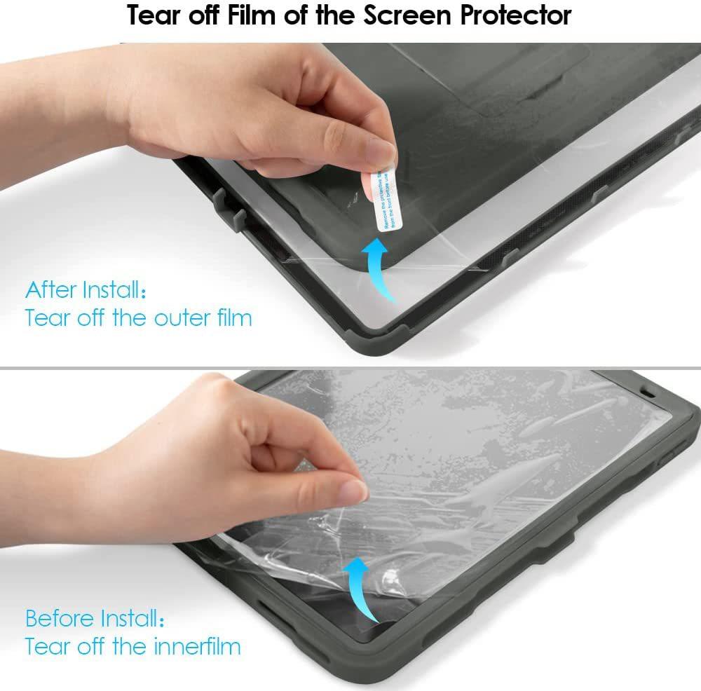 Heavy Duty Shockproof Case for iPad Pro 11", iPad Air 4 5 (2021), Full Body Protective Cover with Built-in Screen Protector, Pencil Holder & Kickstand, Rugged Drop Proof Case for iPad Tablet