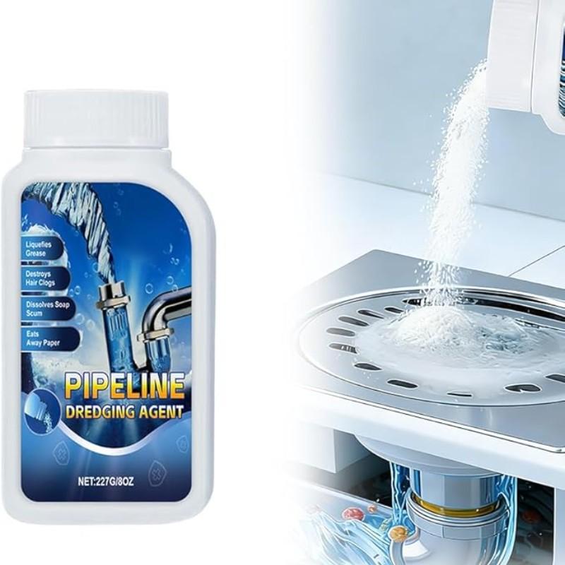 Strong Drain Cleaner for Kitchen, Fast Acting Drain Clog Remover, Powerful Grease Dissolver for Bathroom, Pipe Cleaning Solution for Homeowner