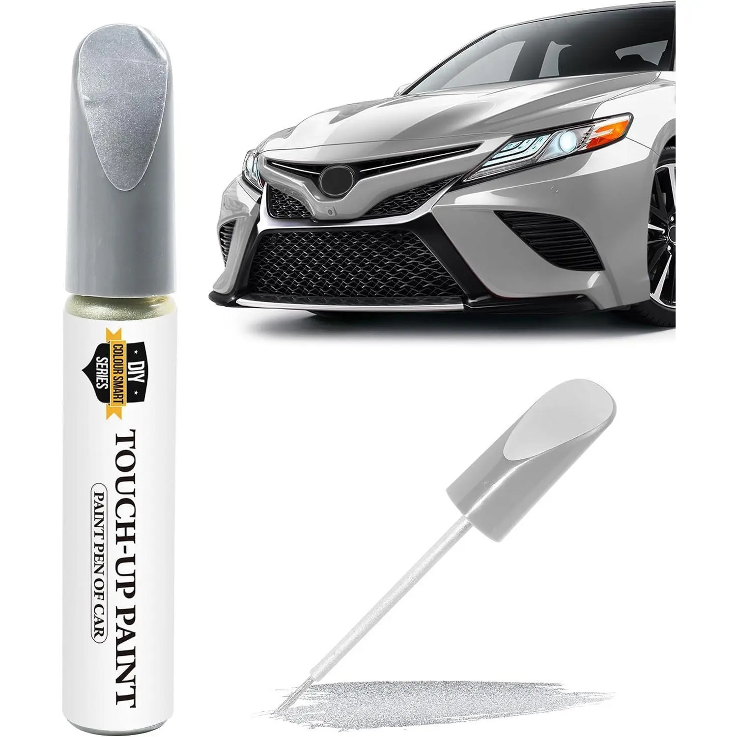 Paint Scratch Repair,Touch Up Paint for ,Touch Up Paint Pen,Car Accessories Scratch Repair,Car Touch Up Paint,Car Scratch Remover Pen,Car Paint Pen for Erase Scratches (Silver)