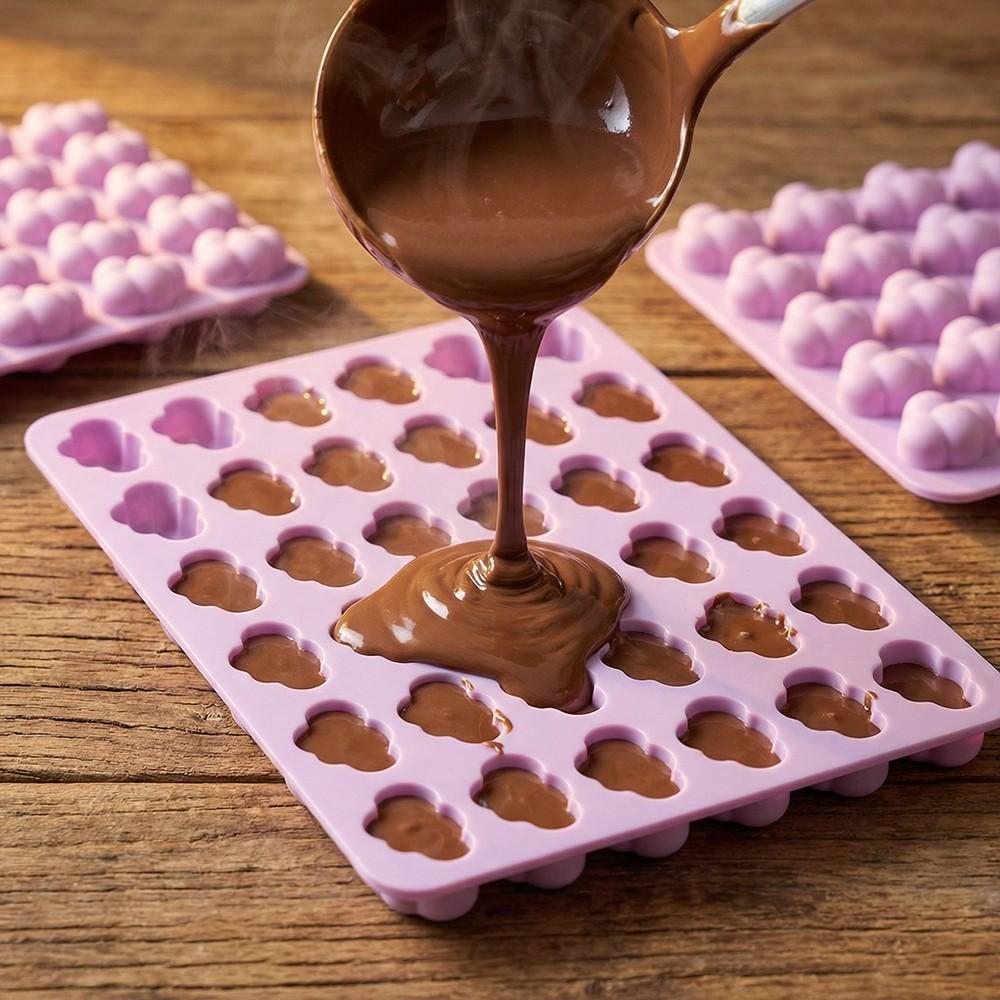 3pcs Cloud Shape Silicone Molds, DIY Chocolate Candy Dessert Cake Decoration, Baking Molds for Home Bakers, Perfect for Parties & Gifts