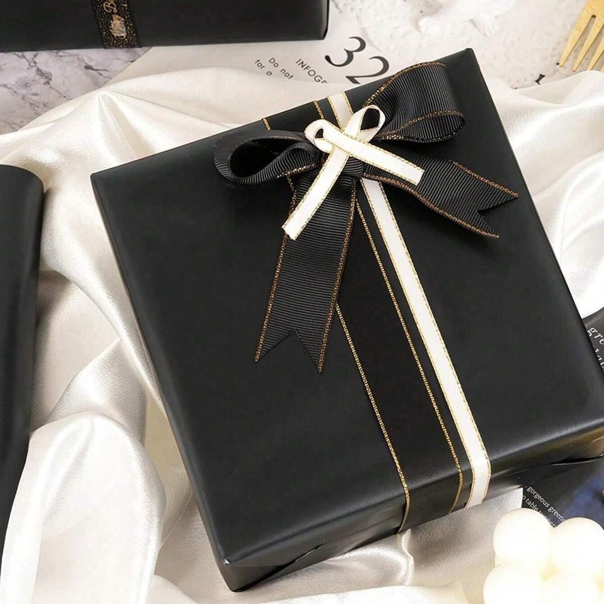 Matte Metal Gift Wrap Paper, Solid Color Packaging Paper, Wrapping Paper, Ideal for Weddings, Valentine's Day, Birthdays, Christmas, DIY Bouquets