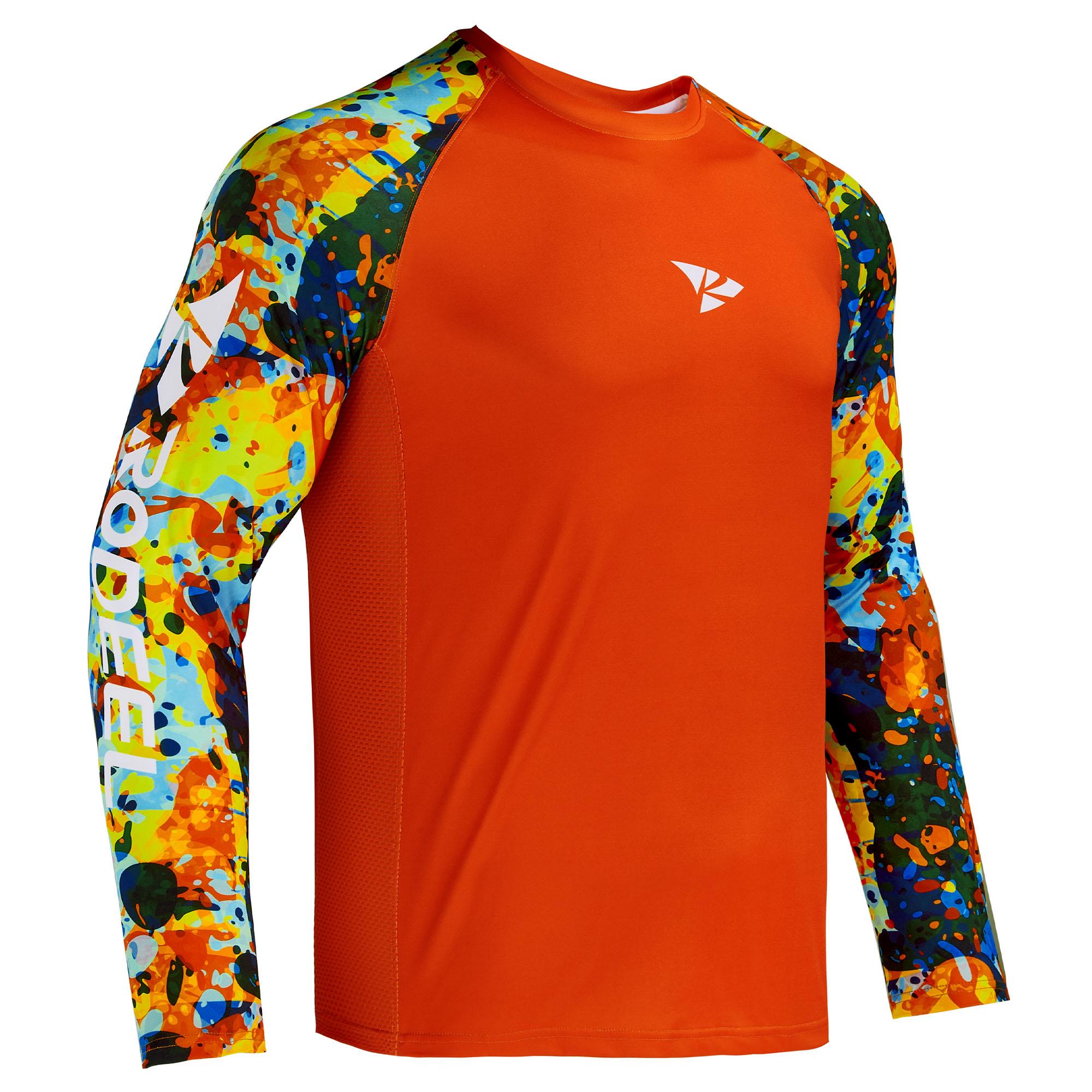 【RODEEL】902 Long Sleeve Shirts Men UPF 50+ Sun UV Protection Lightweight Quick Dry Moisture Wicking Breathable Cooling Athletic Activewear for Outdoor Sports Gym Workout Hiking Camping Running Fishing Boating Construction Landscaping, Holiday Gift