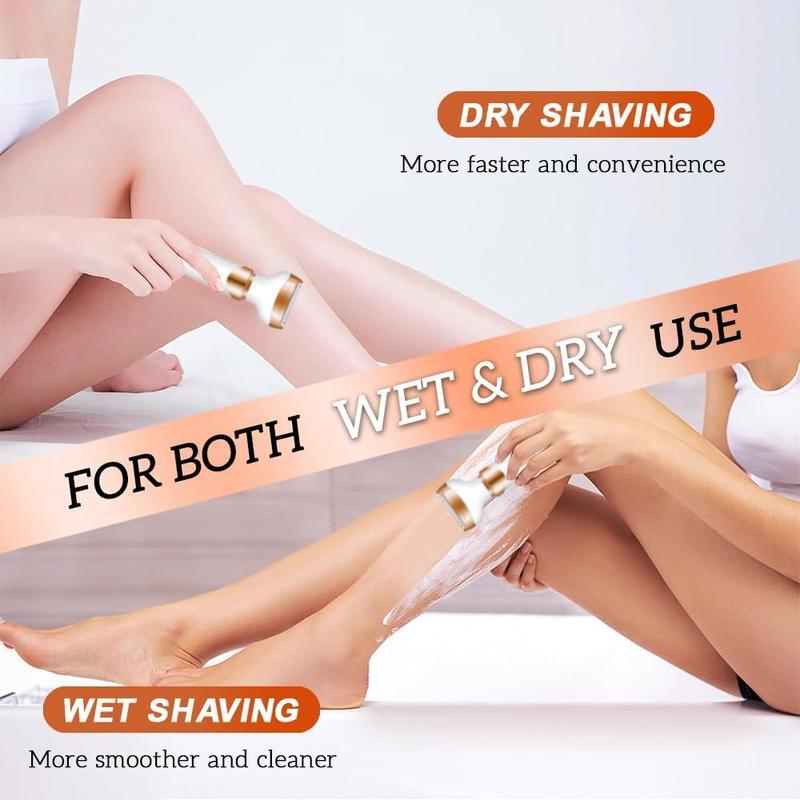 4 in 1 Electric Shaver, 1 Set Portable Hair Removal Machine, Cordless Hair Trimmer for Women, Men, Girls, Epilator Hair Remover, Christmas Gift, Winter & New Year Gift, Stocking Fillers Comfort White ,1Set Shaving Products