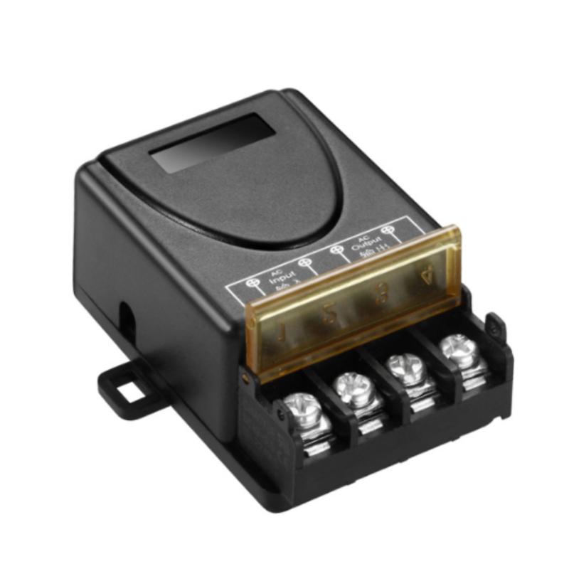 433mhz Universal Wireless Remote Switch, 220v Single Channel Relay Receiver with 2 Transmitters, Garage Door, Electric Curtains, Lighting