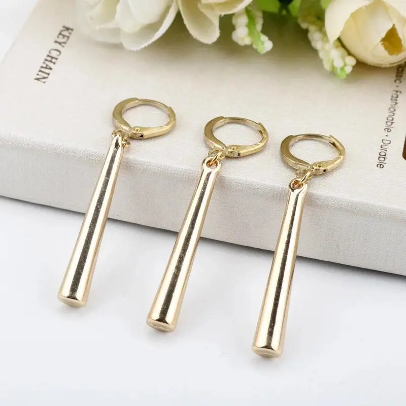Anime ONEPIECE Roronoa Zoro Cosplay Earrings Sauron Ear Clips Golden Pendant Hook Earrings For Women Men Jewelry