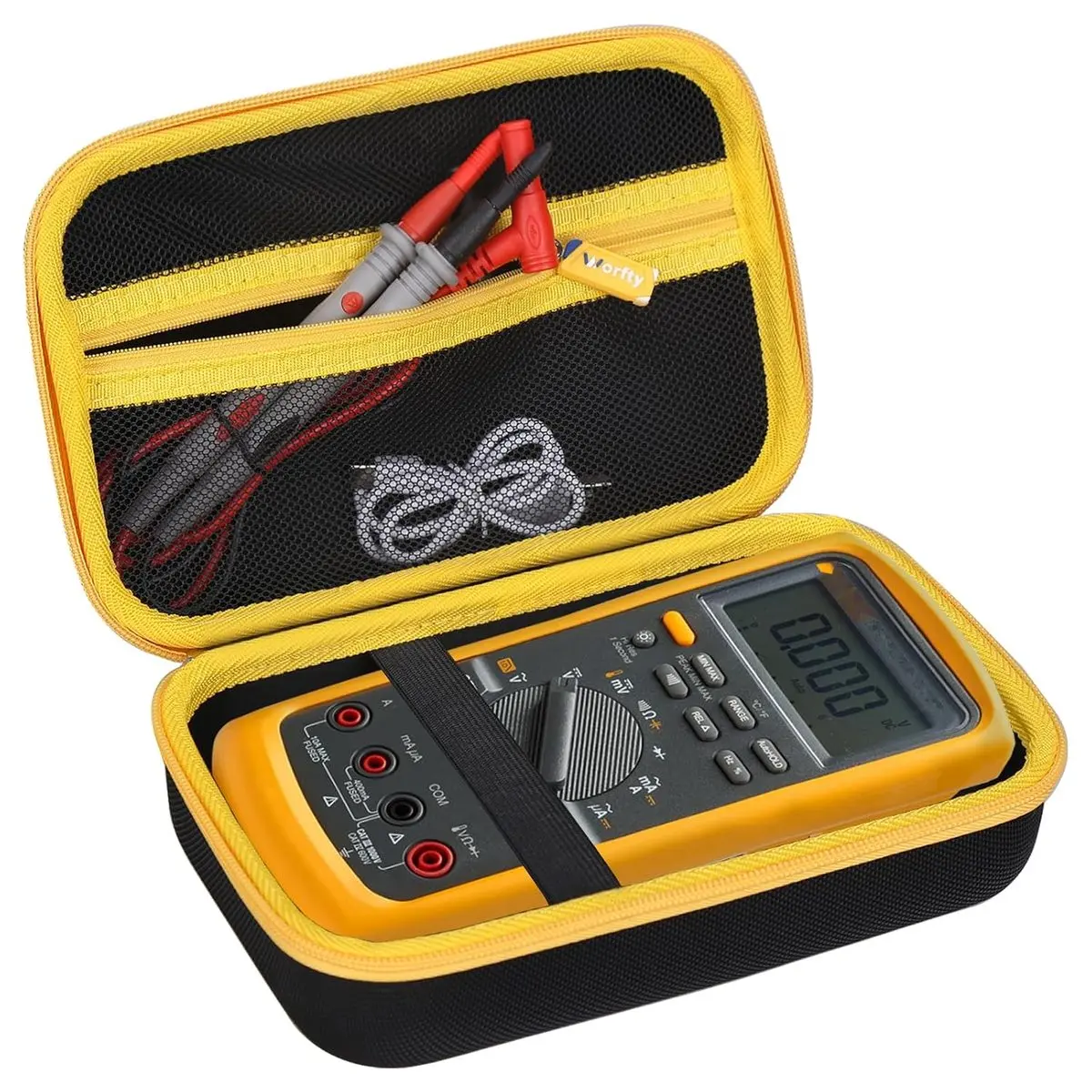 Large Capacity Multimeter Storage Case, Industrial Digital Multimeter Holder for Fluke 87-V, 77 IV, 83V, 88, DIY Repair, Workshop Tool Organizer, for Hardware Organization
