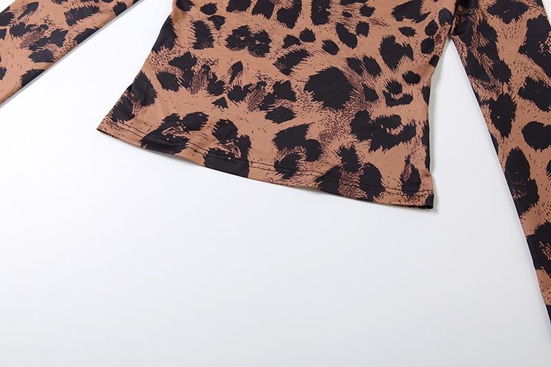 DOUCIU Sporty Casual Tight-Fitting Sexy Hot Street Style Hip-Hop Trendy Cool Rap Women'S Fitted Clothing Set Thin Printed Long-Sleeved Top And Pants Two-Piece Set