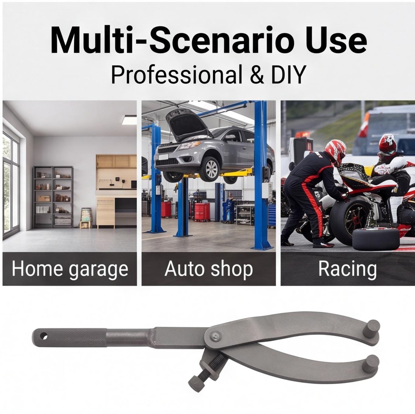 Y-Shaped Motorcycle Scooter Belt Pulley Magnetic Motor Clutch Removal Tool, Flywheel Fixing Wrench, Essential Repair Kit