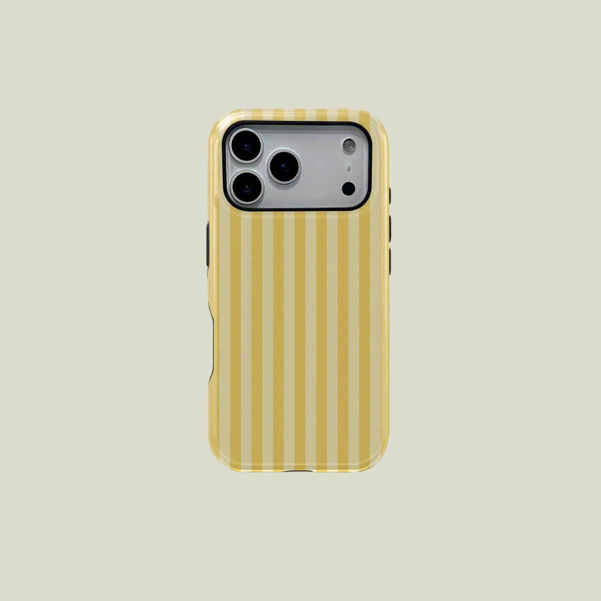 1PC Striped Print Phone Case For Summer, Rugged Shockproof 2in1 Protective Shell for iPhone 17 16 15 14 13 12 Pro Max, Samsung Galaxy S26 S25 S24 S23 Ultra Series Holiday Gift Minimalist Fashion Case Cover, Accessories, Multi-Model, One-Piece