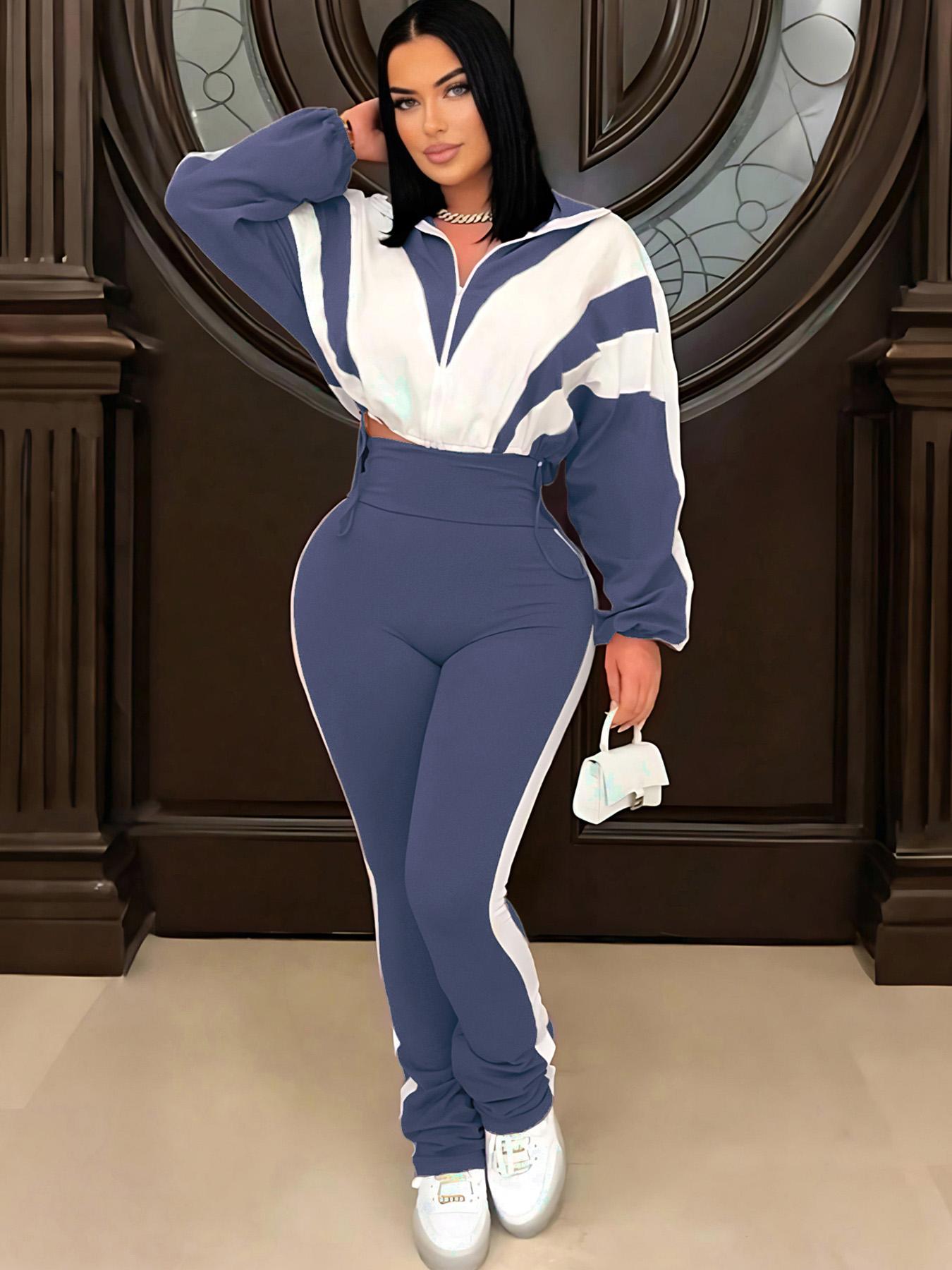 Women's Casual Crop Top, Regular Length, Thin Fabric Thickness, Fall & Winter Fashion, S391403