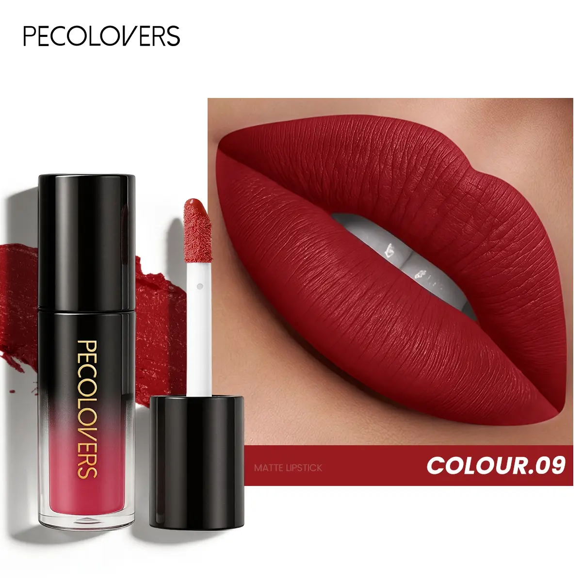 1PC Colorful Lipstick, Lip Cosmetic, Lip Product, Long-lasting and Smooth, Moisturizing, Hydrating, Creamy Texture, Various Colors to Choose, Suitable for Autumn and Winter, Create A Perfect Makeup, Romantic Gift for Women