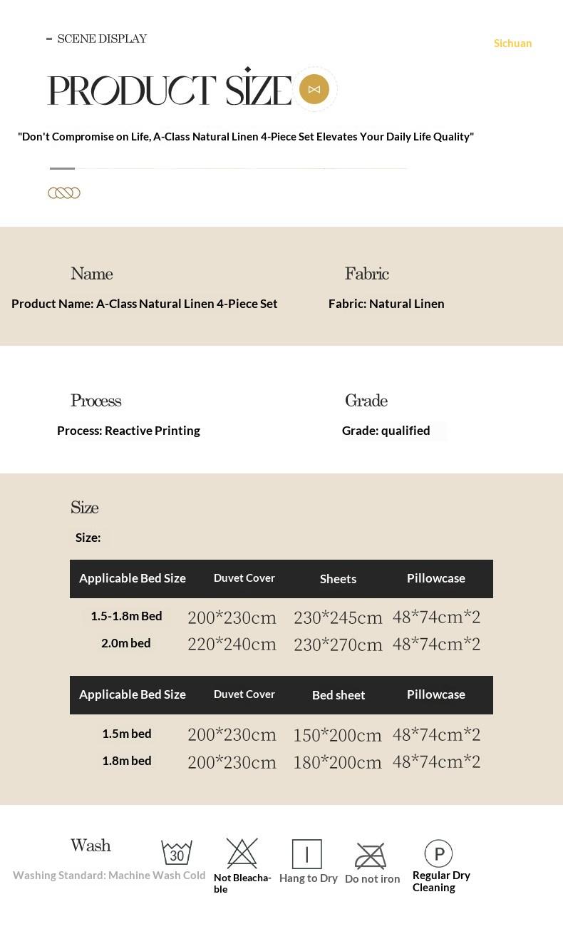 4pcs Vintage Linen Bedding Set, Dual Layer Mesh Bed Sheet and Duvet Cover, All-Season Universal Bedding, Comfy Bedding Sets, Comfortable and Stylish