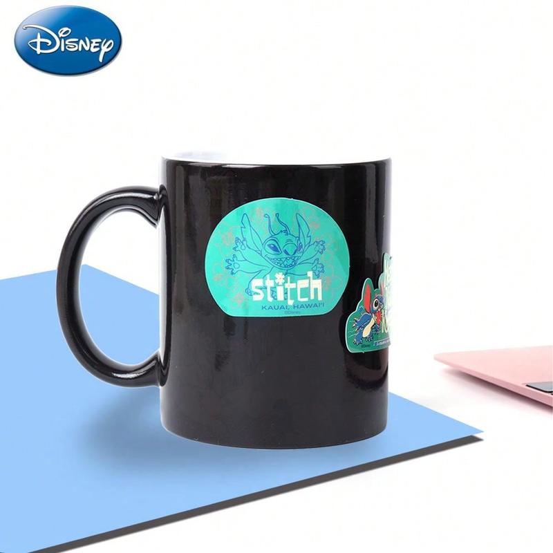100PCS Disney Officially Licensed Stitch Sticker Cartoon Decoration Laptop Cup Helmet Picture Frame Skateboard Computer Sticker Birthday Gift Party Favors Sticker Packs