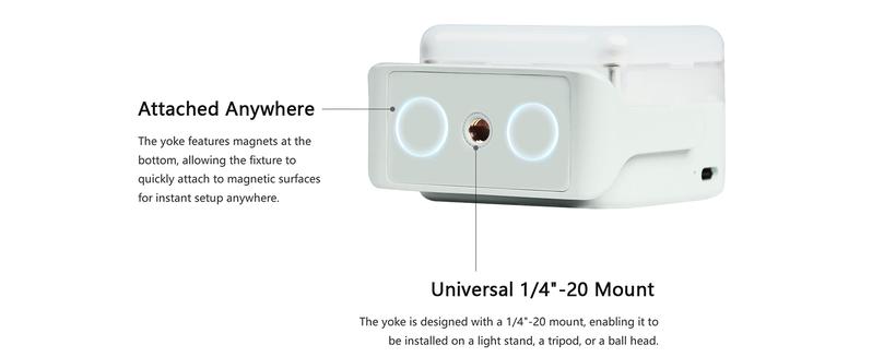 Nanlite PICO Blue Mini LED RGB Full Color Magnetic Pocket LED Light 4w on-camera Portable Fill Light for Phone/Camera Photography, Live Streaming, Video Content Creation