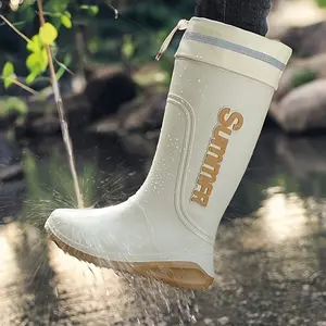 VanWeir Men's-Top Rubber Boots in Sizes 40/41, 42/43, 44/45 - Ideal Any Rainy Day Activity, Including Outdoor Fishing, Ponds, Farms, and Use